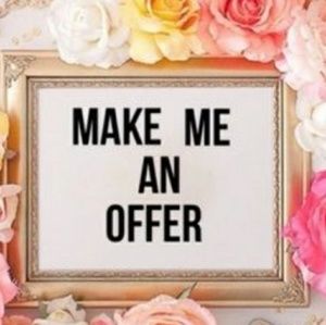 Everything is negotiable!!!